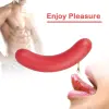 Soft sausage anal plug dildo with curved shape for G-spot pleasure